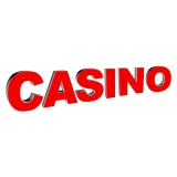 3D světelný nápis CASINO