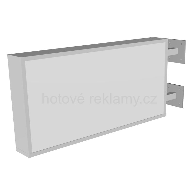 Světelný panel BOX oboustranný 100×50 cm