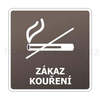 Tabulka PIKTOGRAM Zákaz kouření gravírovaná